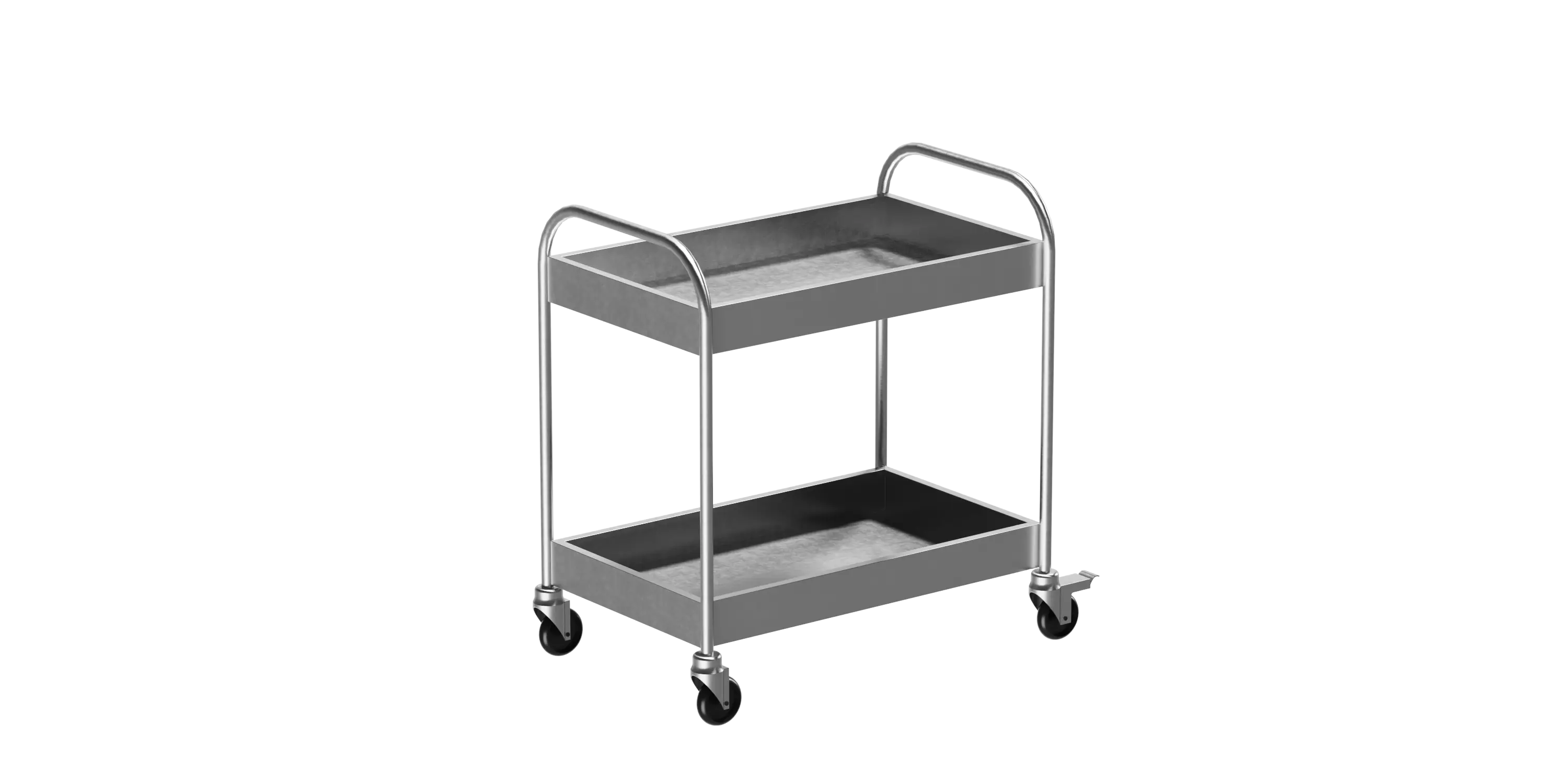 Bulaşık Toplama Arabası 2 Katlı (Tray Clearing Trolley 2 Tiers) 850x550x900